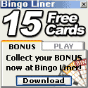 Start playig Bingo with 15 free cards from Bingo Liner!
