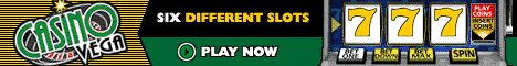 10 Different Video Poker games & 6 slots, plus more, at Casino Vega!