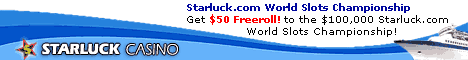 Gamble for free and win real money with Starluck's new Freeroll Slots Tournaments!